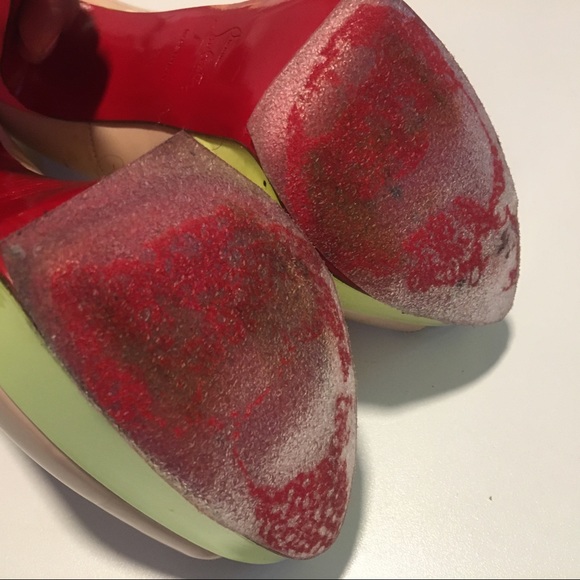 Christian Louboutin color block heels - Picture 7 of 8